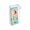 Azar Displays Outdoor Adhesive Wall Mount Trifold Brochure Holder w/ Clear Lid for 4''W x 9''H Literature, 2PK 252962